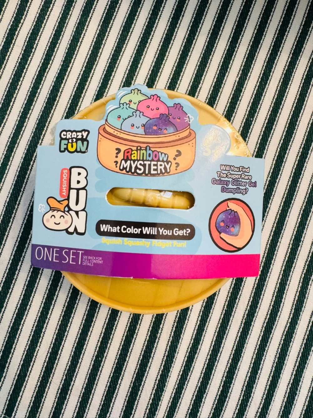 Crazy Fun Rainbow Mystery Bun Squishy